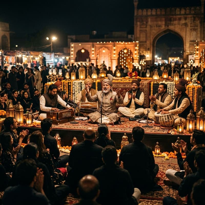 Qawwali night Sufi music performance highlight